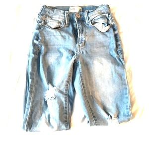 Light blue jeans (ripped)